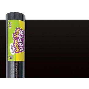 Teacher Created Resources Fun Size Better Than Paper Bulletin Board Roll, 18" x 12', Black