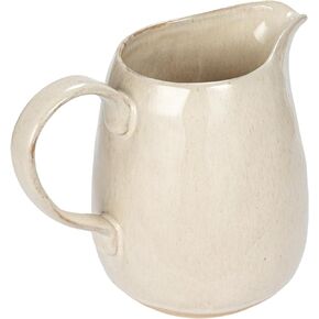 Bloomingville Stoneware Pitcher with Reactive Glaze and Speckles, Cream