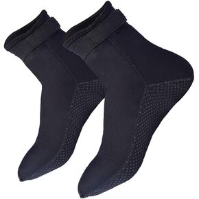 Nachvorn Wetsuits Socks Premium 3mm Neoprene Water Fin Socks for Beach Swim Surf Yoga Exercise Sand Activities