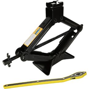 Car Jack Kit Scissor Jack for Car Max 2 Ton(4,409lbs) Capacity Car Jack Tire Jack with Saving Effort Ratchet Handle, Steel Scissor Lift Jack Car Kit for Auto for Car Truck Sedans MPV