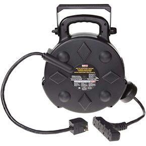 Bayco SL-8906 Cord Reel, Black