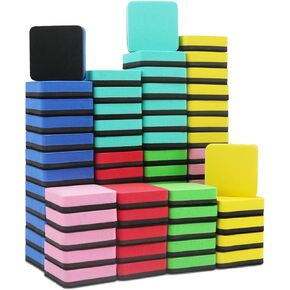 OWLKELA 30 Pack Whiteboard Eraser for Kids and Adults, Magnetic Whiteboard Eraser for Cleaning Dry Erase Markers on Magnetic Soft Whiteboard, Glass Whiteboard and Dry Erase Board