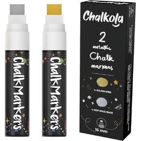 8 Washable Window Markers for Cars - 15mm Jumbo, 3 in 1 Nib, 28g Ink - Liquid Chalk Markers for Chalkboard, Blackboard, Glass, Bistro, Auto, Menu Board - Loved by Teachers, Kids, Artists, Businesses