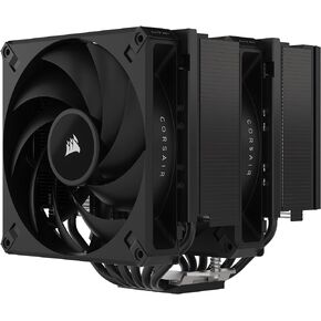 CORSAIR A115 High-Performance Tower CPU Air Cooler — Cools up to 270W TDP - Slide-and-Lock Fan Mount - Two Corsair AF140 Elite Fans - Easy to Install - Pre-Applied Thermal Paste — Black