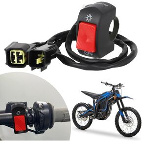 Alpha Rider LED Headlight Kit for Talaria Sting R MX4/Sur-Ron Segway X260 Easy Plug and Play High Transmittance Front Headlamp with Switch High Brightness with Headlight Switch