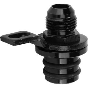 Adapter Breather Fittings,10AN Breather Fitting Adapter Black Aluminium Alloy Lightweight for Oil Catch Can B16 B18 B20