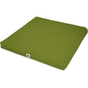 Waterglider International Zabuton, Eclipse line, Buckwheat Filled Meditation Cushion, 23" x 23"