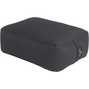 Hugger Mugger Zen Meditation Cushion - Wider Base, Use Horizontally or Vertically, Buckwheat Filled, Durable Fabric, Handmade in USA