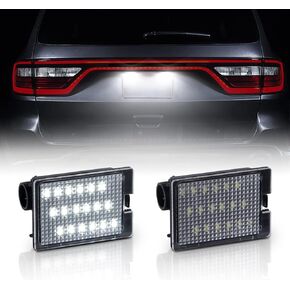 Gempro LED License Plate Lights Assembly for Dodge Durango 2014-2022 Pickup Truck