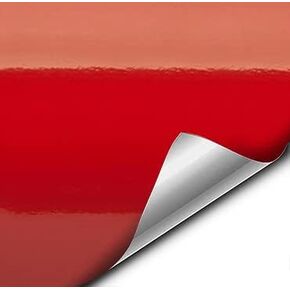 Red Gloss 60 Inches x 1 Foot Car Wrap Vinyl Roll with Air Release 3MIL-VViViD8