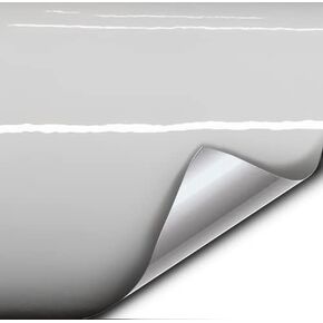 White Gloss Car Wrap Vinyl Roll with Air Release Adhesive 3mil-VViViD8 (60 Inch x 6ft)