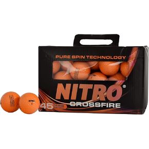 Nitro Crossfire 45 Golf Balls, 45- Pack - Orange