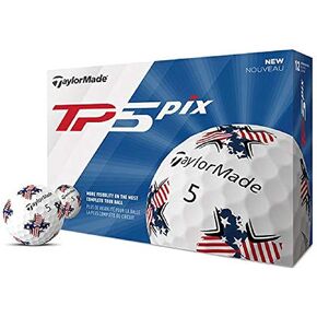 TaylorMade TP5 Pix USA Golf Balls (One Dozen)