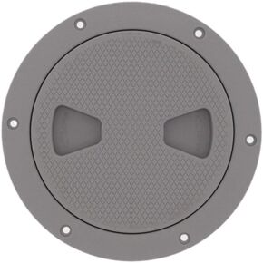 TCH Hardware 4" 6" 8" Black White Grey Round Deck Plate Inspection Hatch - Detachable Water Tight Lid Cover