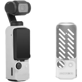Silicone Case for DJI Osmo Pocket 3, Waterproof Silicone Protective Case Compatible with DJI Osmo Pocket 3 Silicone Protective Cover Protector Accessories -White