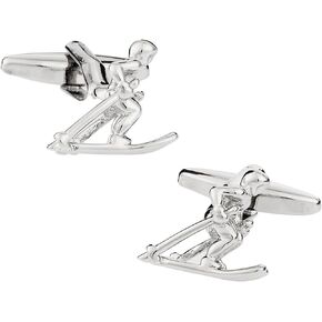 Cuff-Daddy Skier Cufflinks with Presentation Box