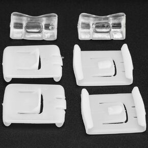 Seat Belt Runner Clips Seat Guide Slider Replacement for Volkswagen VW MK1 MK2 MK3 Rabbit Golf Corrado (Set of 2)