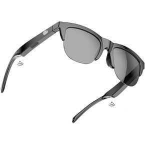 CYKOTE Smart Wireless Bluetooth Sunglasses,Voice Contro& Microphone & Speakers Touch,Outdoor UV Sunglasses for Men & Women F06