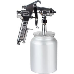 High Pressure Spray Gun with 1000cc Cup, 3.0mm Nozzle, Sliver