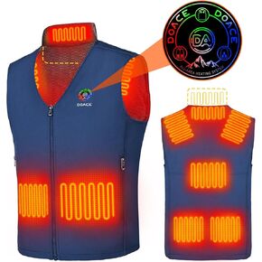 DOACE Heated Vest for Men & Women, Smart heated Jacket, Battery Not Included