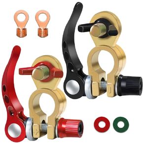 2 PCS Battery Terminals, Battery Terminal Connectors, Quick Release Battery Terminal, Car Battery Terminal