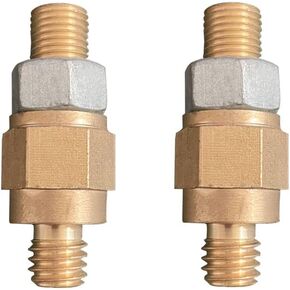 Side Post Battery Terminal 3/8'' 16 Bolts, Standard Side Post Thread Terminal Charging Post Extender Extension Screws, Compatible with GM and Other Accessories to Battery，6pack