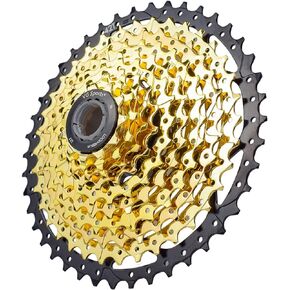 VG SPORTS 8/9/10/11/12 Speed Ultra-Light Bike Cassette for Mountain Bike 11-40T/11-42T/11-46T/11-50T/11-52T MTB Cassette Lightweight Aluminum Bracket Cassette