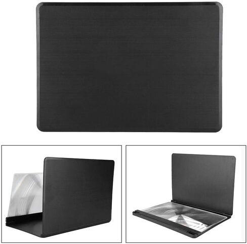 ASHATA Cell Phone Screen Magnifier Enlarger 4~6 Times 12 inch Universal 3D Screen Magnifier for Smartphone Foldable Video Movie Amplifier for Home Travel Camping in Saudi Arabia