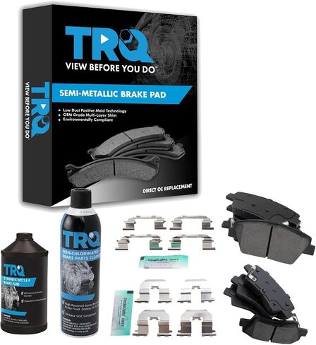 TRQ Brake Pads Compatible with 2011-2015 Hyundai Sonata 2011-2016 Kia Optima in Saudi Arabia