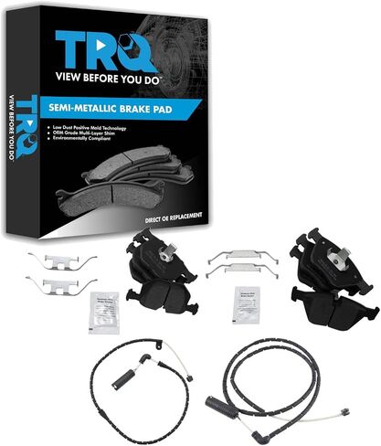 TRQ Brake Pads Compatible with 2004-2010 BMW X3 in Saudi Arabia