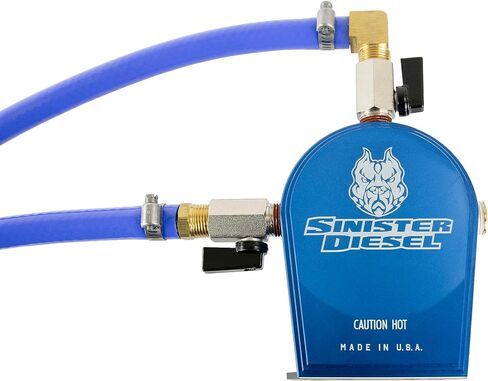 Sinister Diesel Coolant Filtration System Kit (SD-COOLFIL-6.4-W) for Ford Powerstroke 2008-2010 6.4L Diesel with All Hardware - No Drilling Or Part Removal Required – Easy Installation in Saudi Arabia