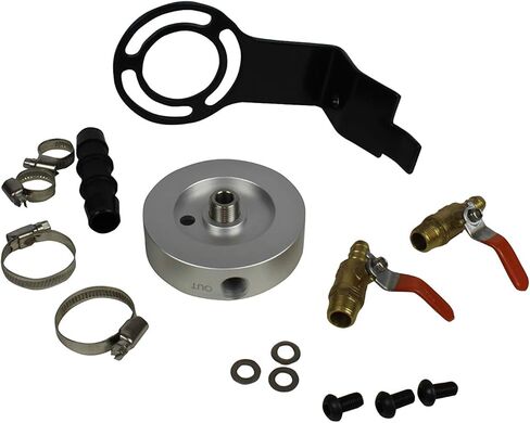 طقم فلتر نظام ترشيح سائل تبريد الديزل متوافق مع 2003-2007 Ford Powerstroke 6.0L - يمنع التسربات تصميم خرطوم قطعة واحدة محسن للخدمة الشاقة in Kuwait