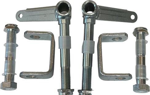 Go Kart Spindle واللحام على مجموعة الدعامات. 4 1/2" محور طويل في 5/8" الجانب الأيسر والأيمن. in Saudi Arabia
