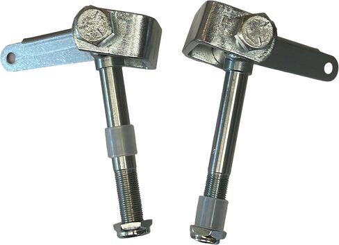 Go Kart Spindle واللحام على مجموعة الدعامات. 4 1/2" محور طويل في 5/8" الجانب الأيسر والأيمن. in Saudi Arabia