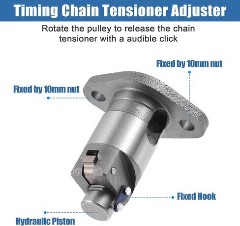 X AUTOHAUX Car Camshaft and Valve Chain Tensioner Assembly for Toyota C-HR Prius Prime 17-22 For Toyota Corolla 09-22 For Scion iM xD Engine Timing Chain Tensioner w/Gasket NO. 135400T020 in Saudi Arabia