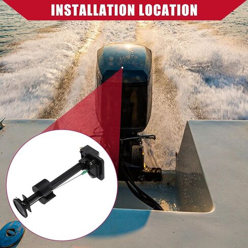 Marine Boat Fuel Tank Gauge Meter Replacement for Yamaha Outboard/Outer/Durable Plastic / 1 Pcs Black in Saudi Arabia