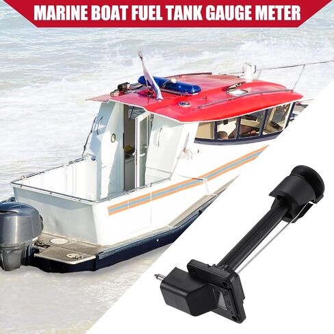 Marine Boat Fuel Tank Gauge Meter Replacement for Yamaha Outboard/Outer/Durable Plastic / 1 Pcs Black in Saudi Arabia
