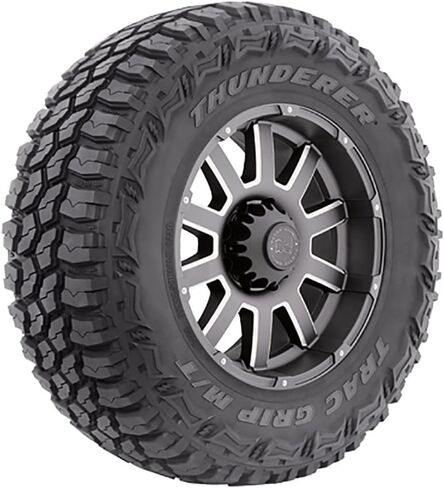 Thunderer R408 Trac Grip M/T Mud-Terrain Tire LT37/1250R20 128Q 12 Ply Rating 21 32nds Tread Depth in Saudi Arabia