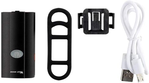 2 in 1 Bike Light USB Rechargeable Cycling Helmet Headlight Waterproof Bicycle Headlight Taillight Handlebar Front Light Rear Taillight Dual Purpose for Mountain Road Kids Bikes in Saudi Arabia