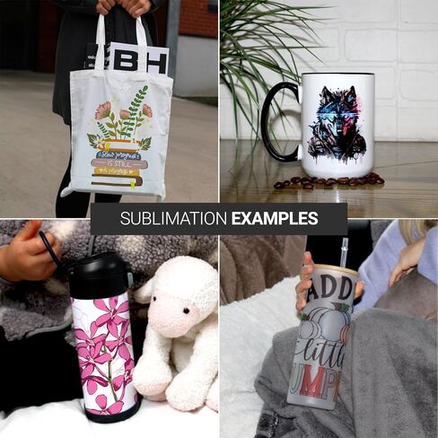 ورق التسامي 8.5 × 11 بوصة 115 ورقة (125 جم) لأي طابعة نفث الحبر التسامي، متوافق مع منتجات التسامي للأسطح الصلبة والناعمة مثل القمصان والأكواب والأكواب والمزيد in Kuwait