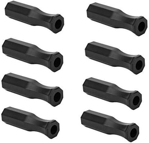 Alomejor Table Soccer Handle 8Pcs Plastic Foosball Soccer Handle Grip for Table Top Game Replacement Handle Part Foosball Accessories in Kuwait