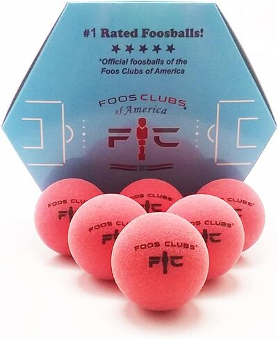 كرات Foos Clubs - كرات احترافية عالية الجودة - رائعة للمدارس واللعب المنزلي ومراكز الترفيه - مجموعة من 6 كرات كرة قدم. in Kuwait
