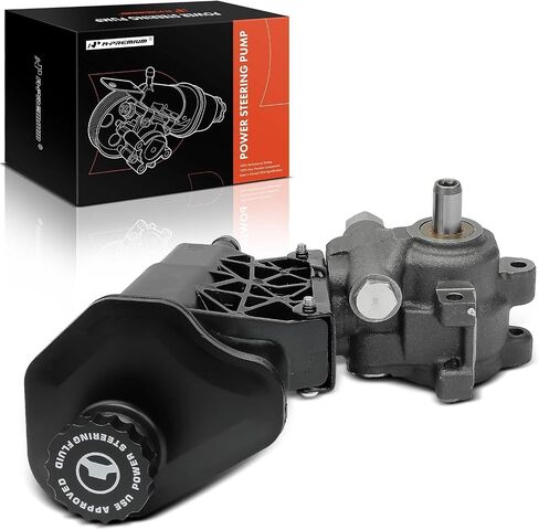 A-Premium Power Steering Pump, with Reservoir, Compatible with Dodge Ram 2500 2003-2007, Ram 3500 2003-2007, without ZF Type Pump, Replace # 5073241AA, PSP1187 in Saudi Arabia
