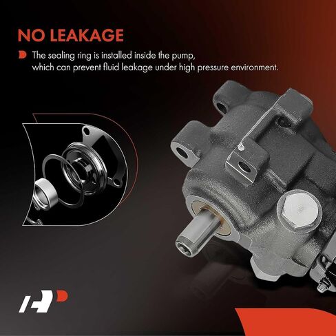 A-Premium Power Steering Pump, with Reservoir, Compatible with Dodge Ram 2500 2003-2007, Ram 3500 2003-2007, without ZF Type Pump, Replace # 5073241AA, PSP1187 in Saudi Arabia