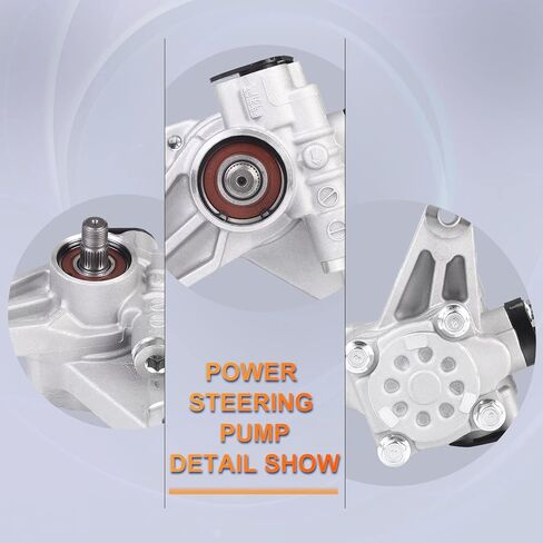 PAPAPARTS 21-5349 Power Steering Pump Assist Pump Compatible with 2003-2007 Honda Accord 3.0L V6 Raplace 56110-RCA-A01,56110-RCA-A02, 56110-RDJ-A01 in Saudi Arabia