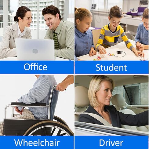 Large Gel Seat Cushion for Long Sitting, Gel Cushion for Wheelchair Large & Thick, Gel Chair Cushion Soft & Cool, Breathable Gel Car Seat Cushion Reduce Sweat, Gel Pressure Relief Cushion in Saudi Arabia