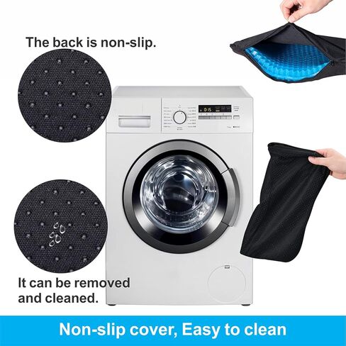 Yunqing Gel Seat Cushion with Non-Slip Cover, Cooling Seat Cushion Breathable Honeycomb Pain Relief, Sciatica Hip Egg Crate Cushion for Of Blue in Kuwait