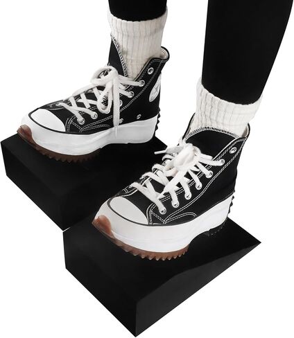 قطعتان من كتلة إسفين القرفصاء للقرفصاء المرتفع للكعب، لوح مائل لنقالة الساق لرفع الأثقال من أجل القرفصاء لتحسين توازن الحركة وأداء القوة in Kuwait