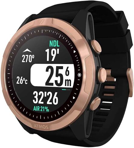 Atmos Mission 2 Dive Computer - White/Gold in Saudi Arabia