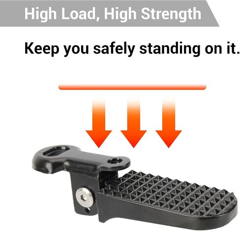 Himiway 1 Pair Bike Rear Pedals, Mini Folding Bike Pegs, Aluminium Alloy Non-Slip Bicycle Footrests, Quick Release Foot Plates Pedals for Mountain Bike E-Bike in Saudi Arabia
